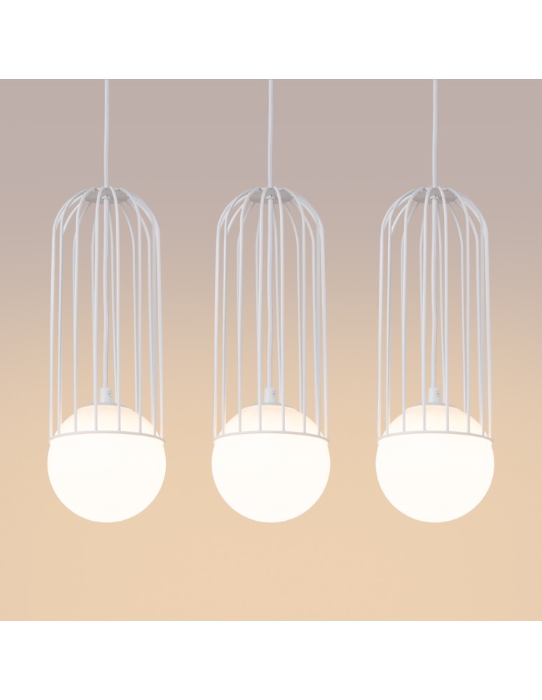 Sollux Lampa wisząca BRINA 3L biała SL.1333