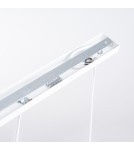 Lampy wiszące na listwie - Sollux Lampa wisząca BRINA 3L biała SL.1333 - product 7