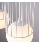 Lampy wiszące na listwie - Sollux Lampa wisząca BRINA 3L biała SL.1333 - product 8