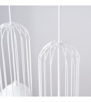 Lampy wiszące na listwie - Sollux Lampa wisząca BRINA 3L biała SL.1333 - product 10