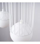 Lampy wiszące na listwie - Sollux Lampa wisząca BRINA 3L biała SL.1333 - product 11