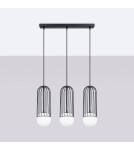 Sollux Lampa wisząca BRINA 3L czarna SL.1334 Sollux Lampa wisząca BRINA 3L czarna SL.1334