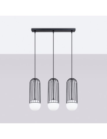 Sollux Lampa wisząca BRINA 3L czarna SL.1334 - produkt 2