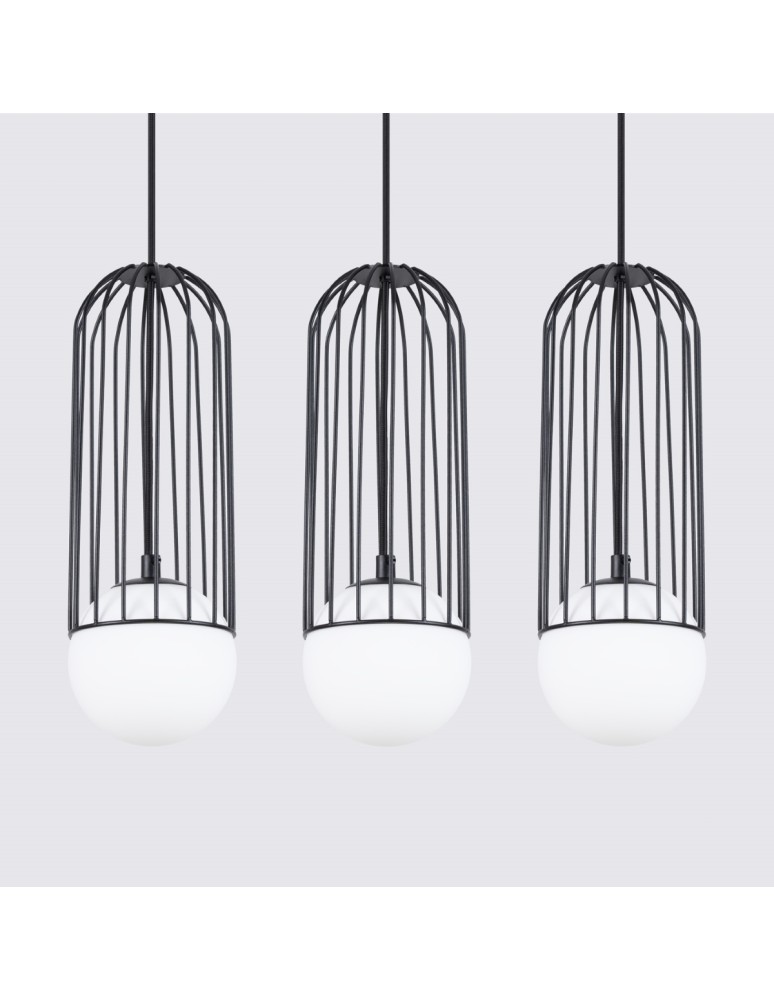 Sollux Lampa wisząca BRINA 3L czarna SL.1334 Sollux Lampa wisząca BRINA 3L czarna SL.1334