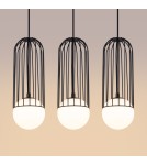 Sollux Lampa wisząca BRINA 3L czarna SL.1334 Sollux Lampa wisząca BRINA 3L czarna SL.1334