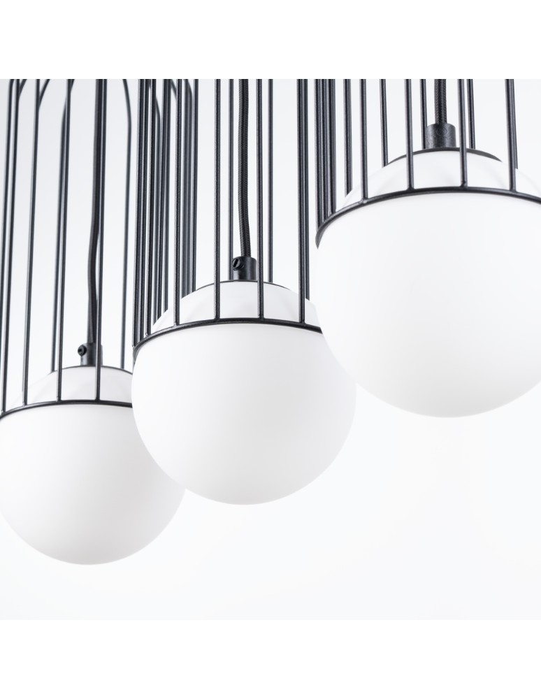 Sollux Lampa wisząca BRINA 3L czarna SL.1334 Sollux Lampa wisząca BRINA 3L czarna SL.1334