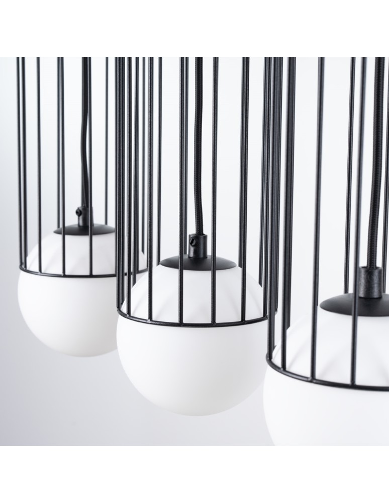 Sollux Lampa wisząca BRINA 3L czarna SL.1334 Sollux Lampa wisząca BRINA 3L czarna SL.1334