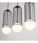 Sollux Lampa wisząca BRINA 3L czarna SL.1334 Sollux Lampa wisząca BRINA 3L czarna SL.1334