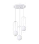 Sollux Lampa wisząca BRINA 3P biała SL.1335 Sollux Lampa wisząca BRINA 3P biała SL.1335