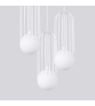 Sollux Lampa wisząca BRINA 3P biała SL.1335 Sollux Lampa wisząca BRINA 3P biała SL.1335