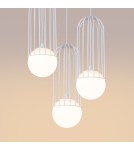 Sollux Lampa wisząca BRINA 3P biała SL.1335 Sollux Lampa wisząca BRINA 3P biała SL.1335