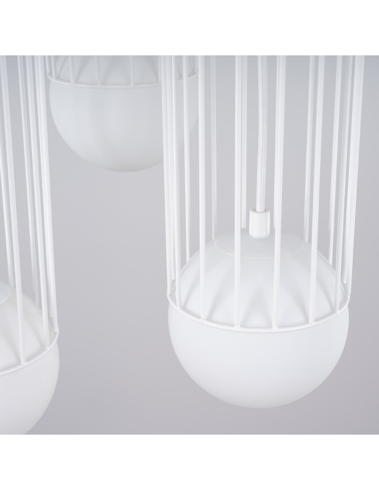 Sollux Lampa wisząca BRINA 3P biała SL.1335 Sollux Lampa wisząca BRINA 3P biała SL.1335