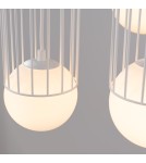 Sollux Lampa wisząca BRINA 3P biała SL.1335 Sollux Lampa wisząca BRINA 3P biała SL.1335