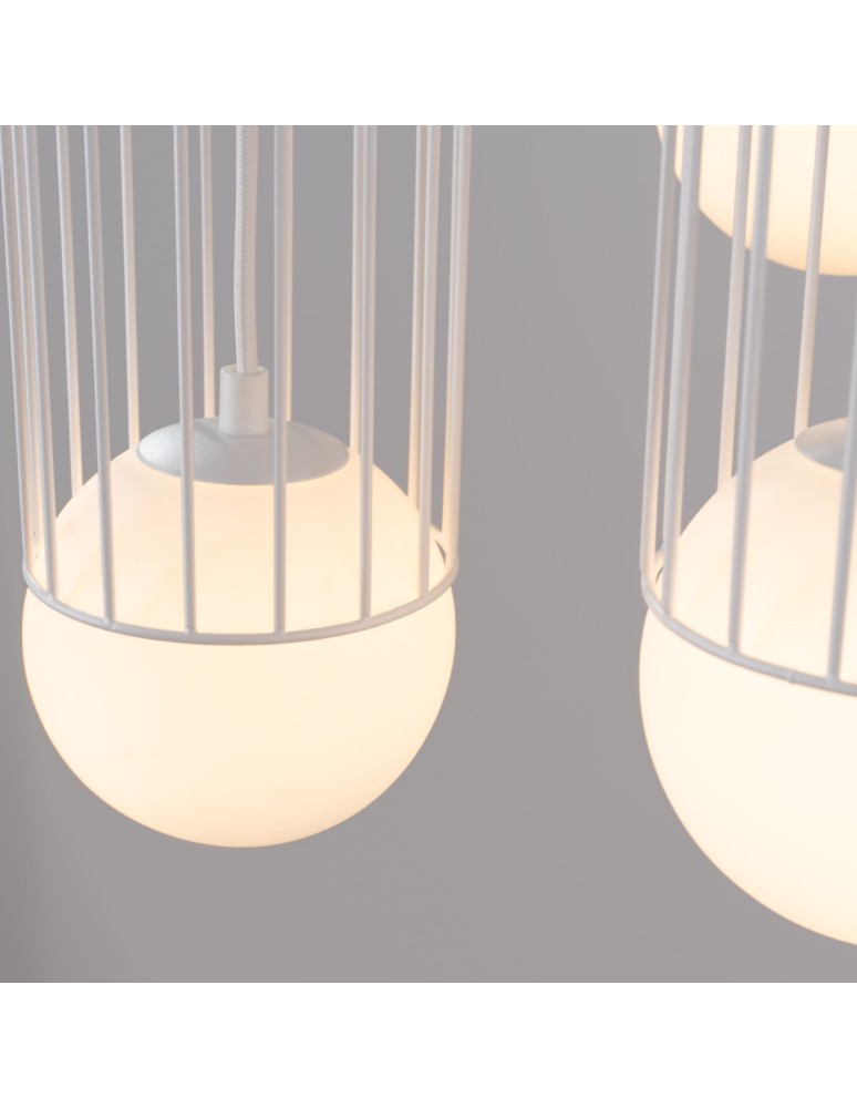 Sollux Lampa wisząca BRINA 3P biała SL.1335 Sollux Lampa wisząca BRINA 3P biała SL.1335