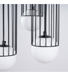 Lampy wiszące - Sollux Lampa wisząca BRINA 3P czarna SL.1336 - product 8