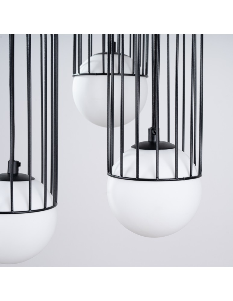 Sollux Lampa wisząca BRINA 3P czarna SL.1336