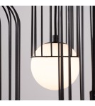 Lampy wiszące - Sollux Lampa wisząca BRINA 3P czarna SL.1336 - product 10
