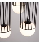 Lampy wiszące - Sollux Lampa wisząca BRINA 3P czarna SL.1336 - product 11