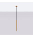 Lampy wiszące - Sollux Lampa wisząca ARCHE 1 złota SL.1339 - product 2