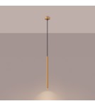 Lampy wiszące - Sollux Lampa wisząca ARCHE 1 złota SL.1339 - product 3