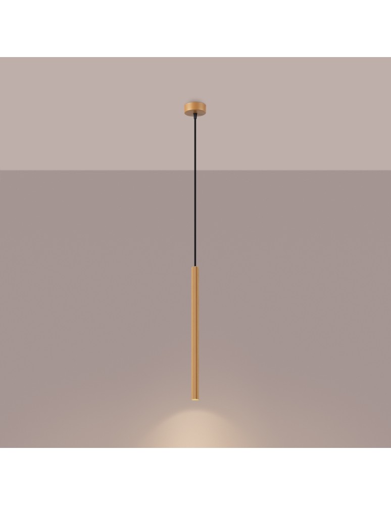 Sollux Lampa wisząca ARCHE 1 złota SL.1339