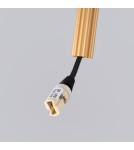 Lampy wiszące - Sollux Lampa wisząca ARCHE 1 złota SL.1339 - product 9