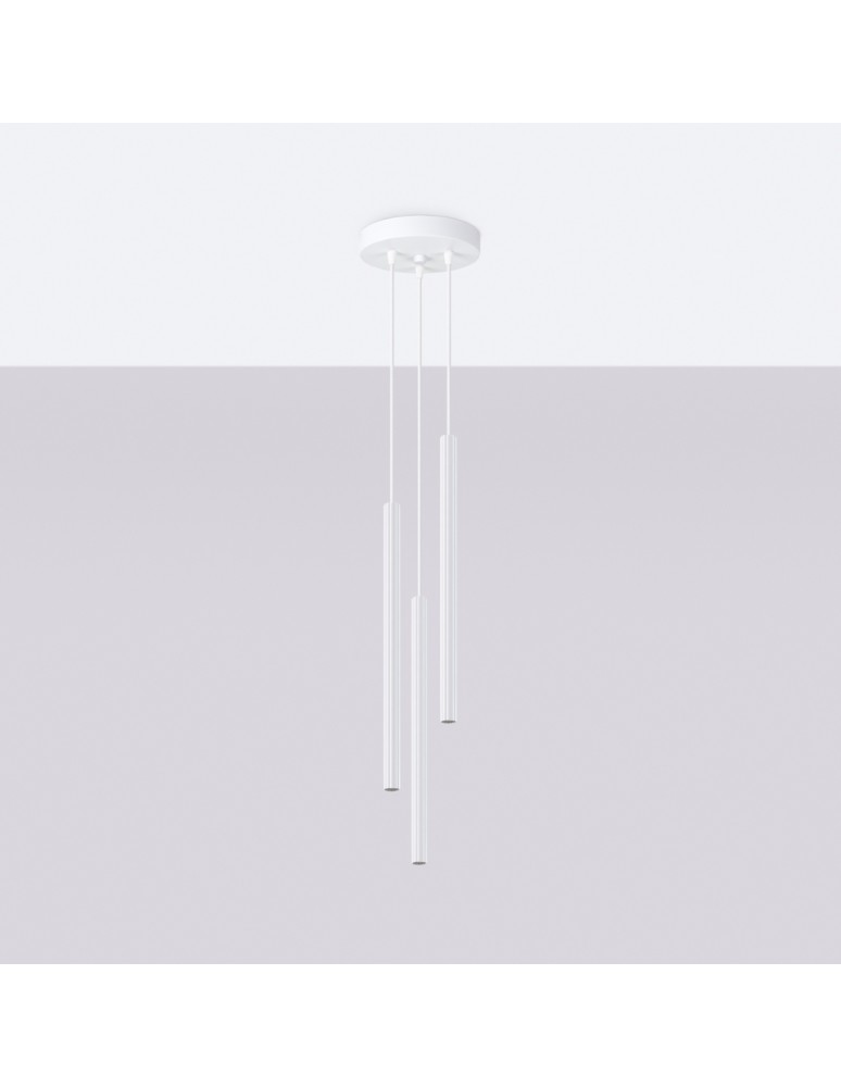 Sollux Lampa wisząca ARCHE 3P biała SL.1340