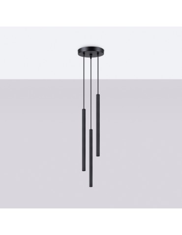 Sollux Lampa wisząca ARCHE 3P czarna SL.1341 - produkt 2