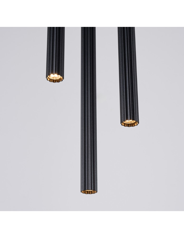 Sollux Lampa wisząca ARCHE 3P czarna SL.1341 Sollux Lampa wisząca ARCHE 3P czarna SL.1341