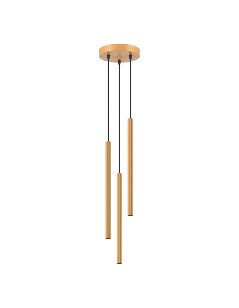 Sollux Lampa wisząca ARCHE 3P złota SL.1342 Sollux Lampa wisząca ARCHE 3P złota SL.1342