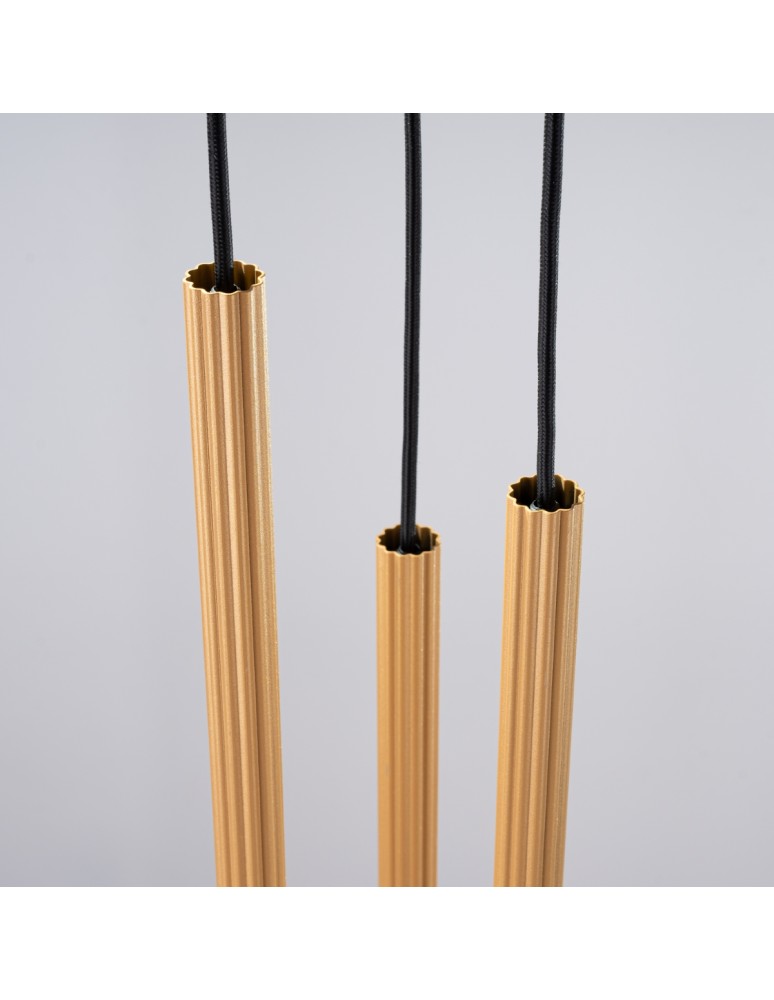 Sollux Lampa wisząca ARCHE 3P złota SL.1342 Sollux Lampa wisząca ARCHE 3P złota SL.1342