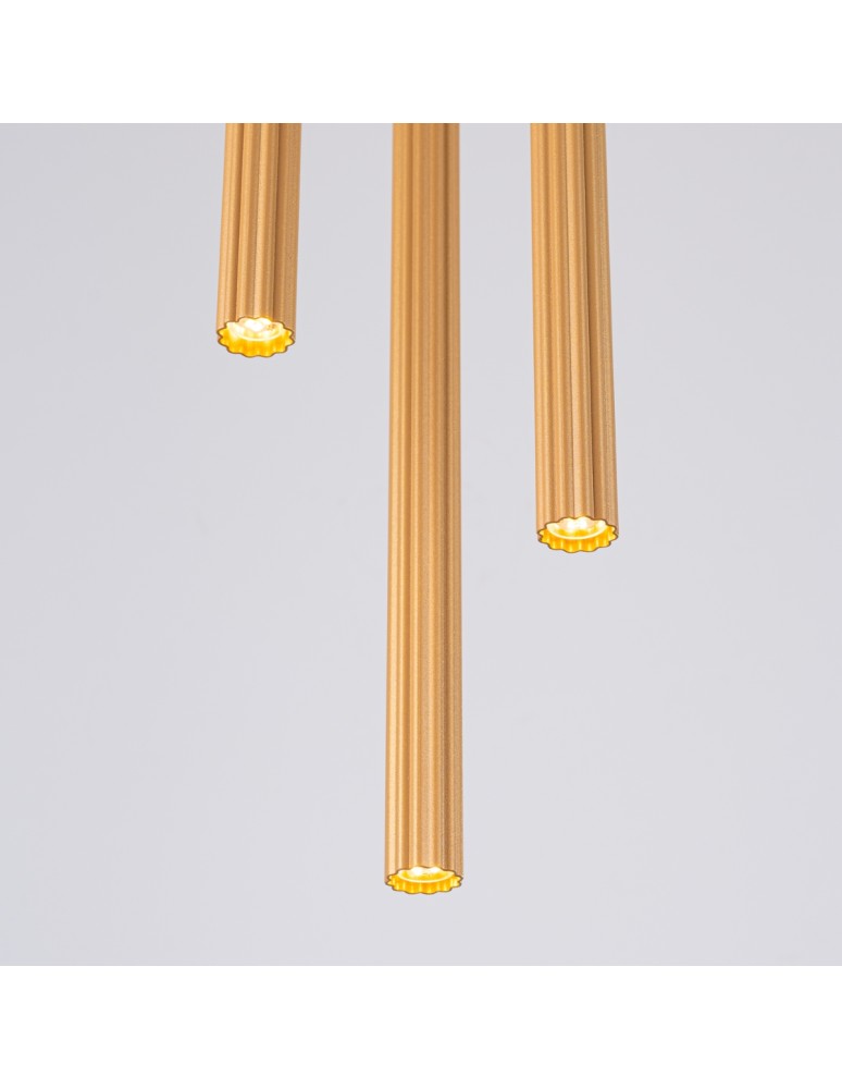 Sollux Lampa wisząca ARCHE 3P złota SL.1342 Sollux Lampa wisząca ARCHE 3P złota SL.1342