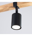 Lampy sufitowe regulowane - spoty - Sollux Plafon FAGER 3 czarny SL.1345 - product 7