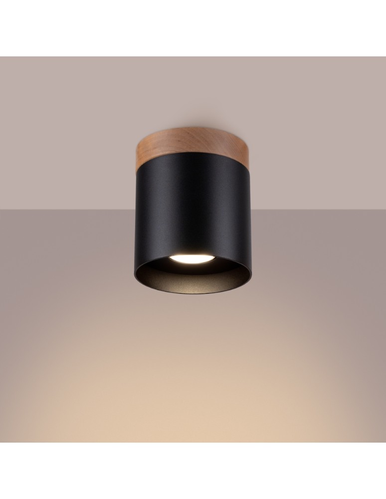 Sollux Plafon RIF czarny SL.1349 Sollux Plafon RIF czarny SL.1349