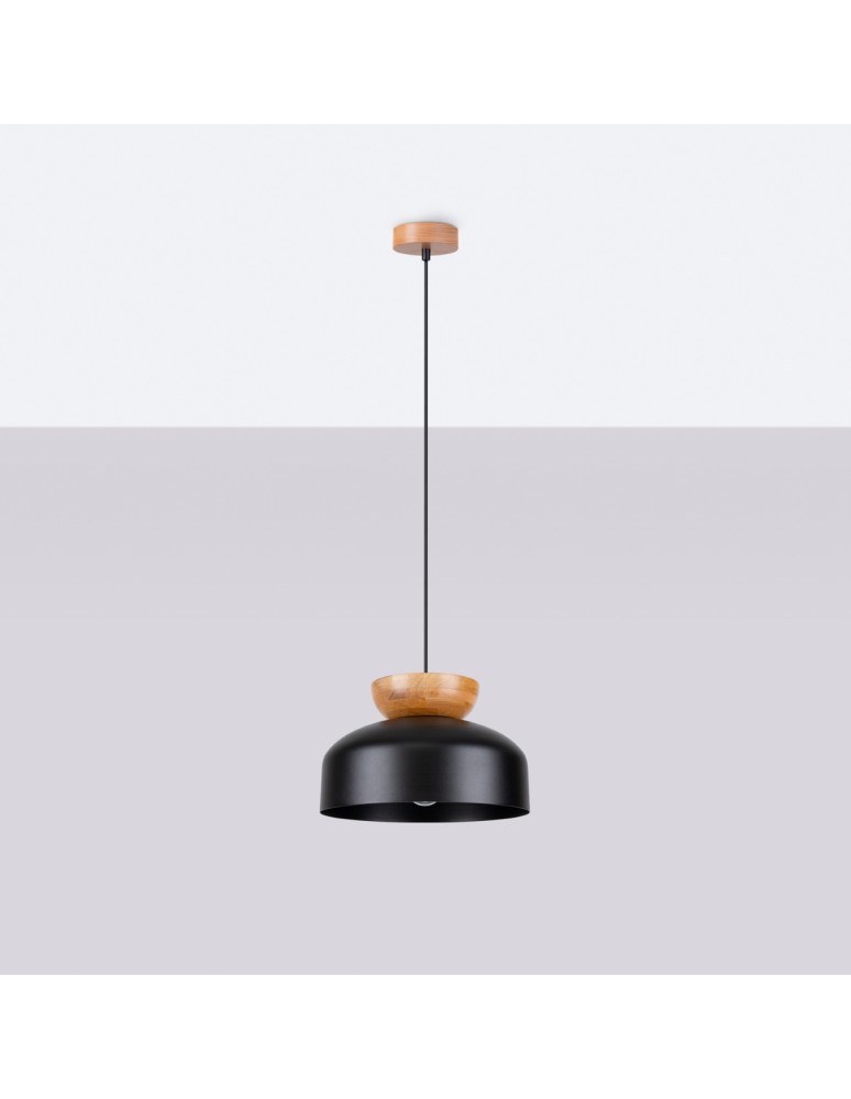 Sollux Lampa wisząca MARION czarna SL.1351 Sollux Lampa wisząca MARION czarna SL.1351