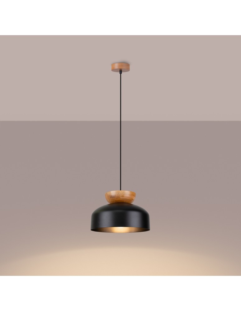Sollux Lampa wisząca MARION czarna SL.1351 Sollux Lampa wisząca MARION czarna SL.1351