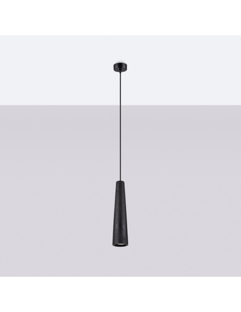 Sollux Lampa wisząca ELECTRA czarna beton SL.1355 Sollux Lampa wisząca ELECTRA czarna beton SL.1355