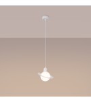 Lampy wiszące - Sollux Lampa wisząca HYPERION 1 biały SL.1356 - product 3