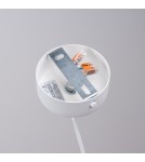 Lampy wiszące - Sollux Lampa wisząca HYPERION 1 biały SL.1356 - product 4