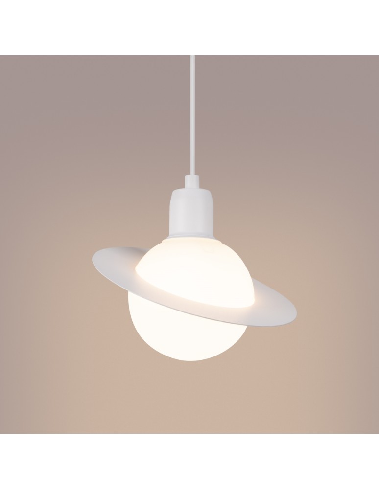 Sollux Lampa wisząca HYPERION 1 biały SL.1356