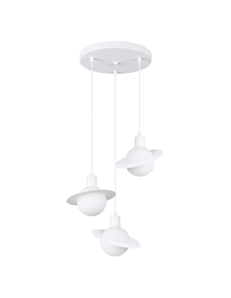 Sollux Lampa wisząca HYPERION 3P biały SL.1357 Sollux Lampa wisząca HYPERION 3P biały SL.1357
