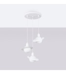 Sollux Lampa wisząca HYPERION 3P biały SL.1357 Sollux Lampa wisząca HYPERION 3P biały SL.1357
