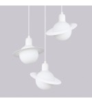 Sollux Lampa wisząca HYPERION 3P biały SL.1357 Sollux Lampa wisząca HYPERION 3P biały SL.1357