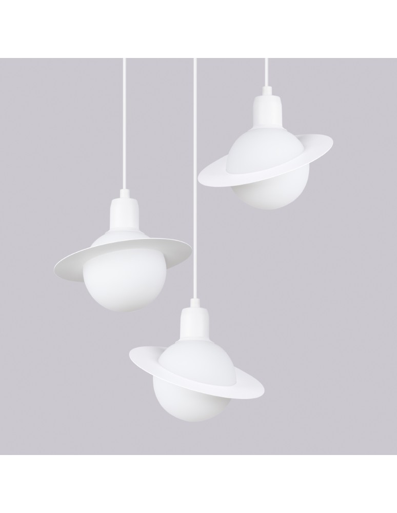 Sollux Lampa wisząca HYPERION 3P biały SL.1357 Sollux Lampa wisząca HYPERION 3P biały SL.1357