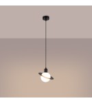 Sollux Lampa wisząca HYPERION 1 czarny SL.1358 Sollux Lampa wisząca HYPERION 1 czarny SL.1358