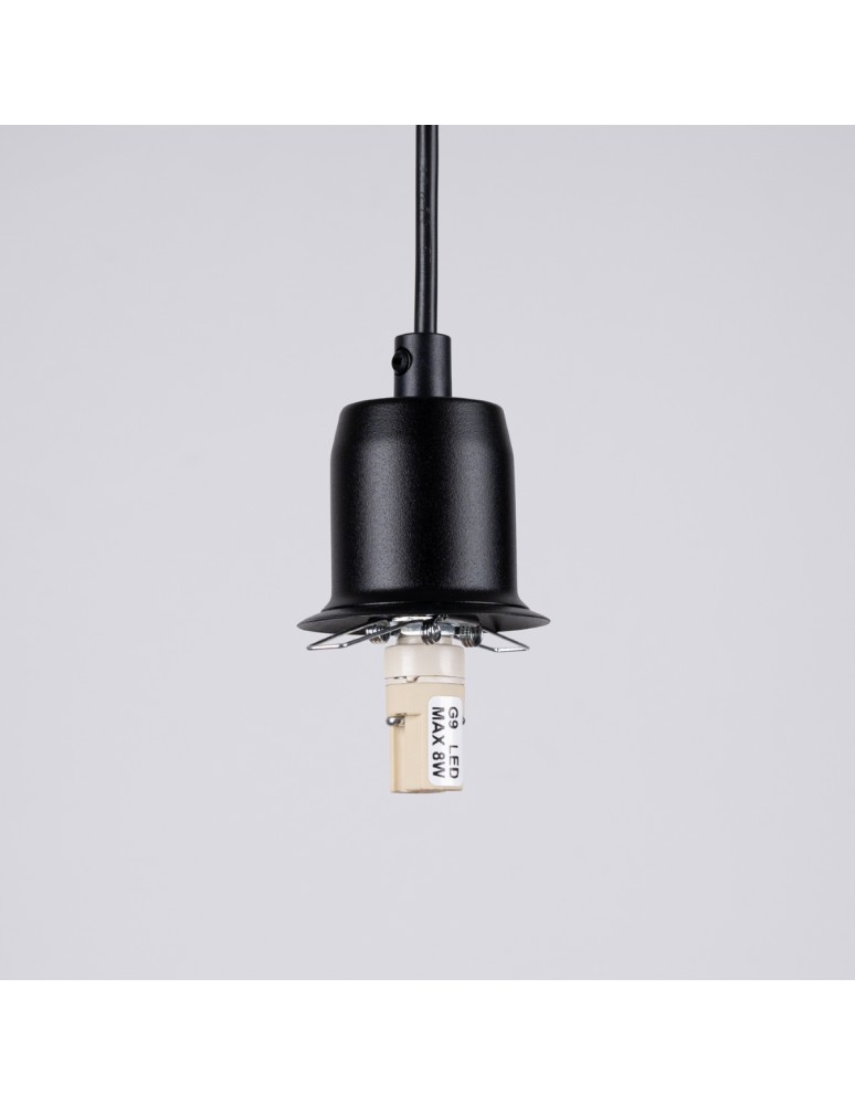Sollux Lampa wisząca HYPERION 1 czarny SL.1358 Sollux Lampa wisząca HYPERION 1 czarny SL.1358