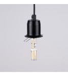Sollux Lampa wisząca HYPERION 1 czarny SL.1358 Sollux Lampa wisząca HYPERION 1 czarny SL.1358