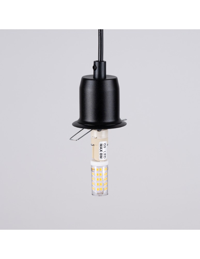 Sollux Lampa wisząca HYPERION 1 czarny SL.1358 Sollux Lampa wisząca HYPERION 1 czarny SL.1358