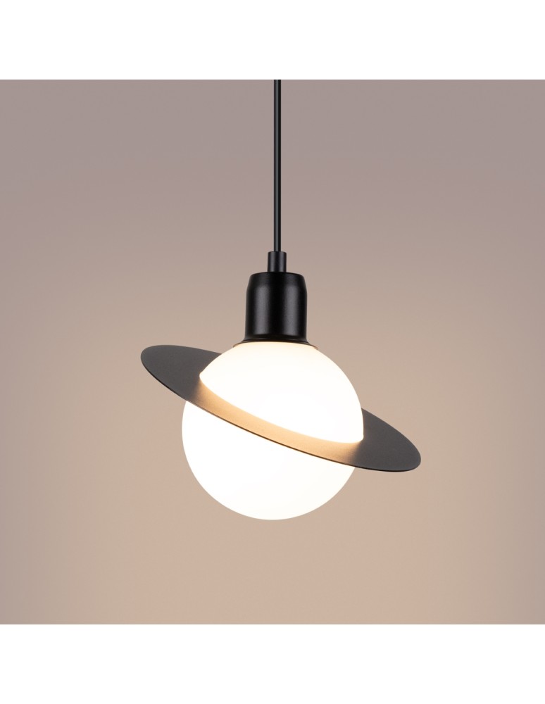 Sollux Lampa wisząca HYPERION 1 czarny SL.1358 Sollux Lampa wisząca HYPERION 1 czarny SL.1358