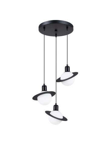 Sollux Lampa wisząca HYPERION 3P czarny SL.1359